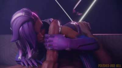 Sombra facial (Sound update) (Poli<wbr>shed-<wbr>jade-<wbr>bell) [Overwatch]