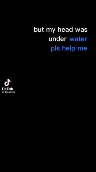 Head underwater