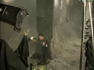 Neo's Fall (The Matrix behind the scenes)