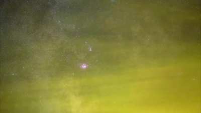 Milkyway core : Lagoon, Trifid and stars cloud