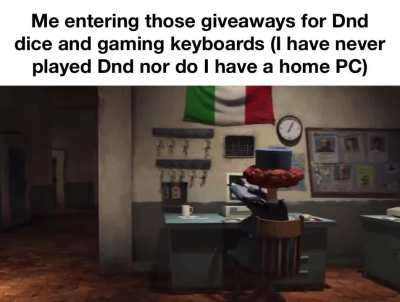 Me when free stuff