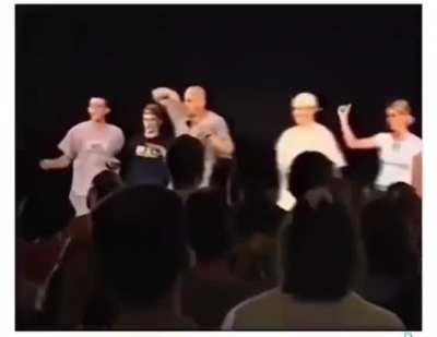 Pastor trying to get teenagers excited about remaining virgins (sorry if repost)