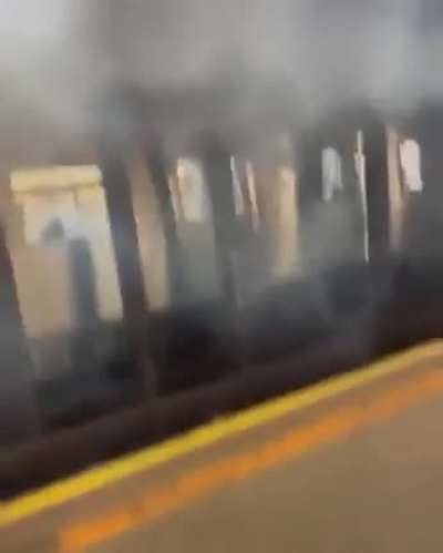 Some asshole threw a bike on the subway train tracks