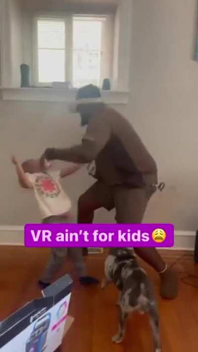 VR Training ain't for kids.