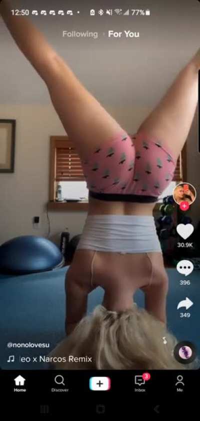 First thing I see opening tiktok