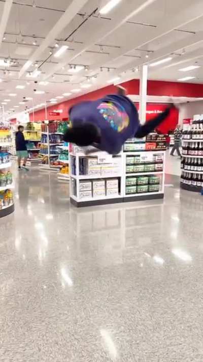 Because it’s necessary to do this in the store… smh