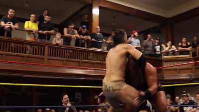 [wmv] Channing Decker vs Rhino vs RJ City - Triple Threat Match - Greektown Wrestling Championship - GPW/IWS Hotwired (Aug. 8, 2019)