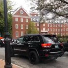 Anti-quarantine protestor leaves car in drive in Maryland