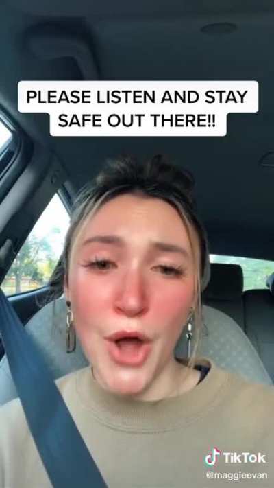 White girl freaking out over her cop boyfriend getting hit