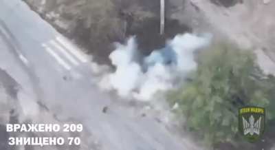 Ukrainian End of the Year Drone Strike Compilation against various Russian Targets by «Magyar's Birds» Drone Unit. Ukraine, Krynky Area, October-December 2023.