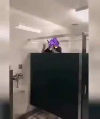 Get in the bathroom Shinji!