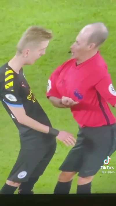 And you get a yellow card