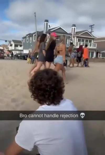 Nothing to see here just a guy being rejected