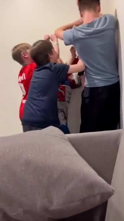 Look at what Bruce is doing to the youth man. This man should be tried in the court of law for poisoning the minds of these children.