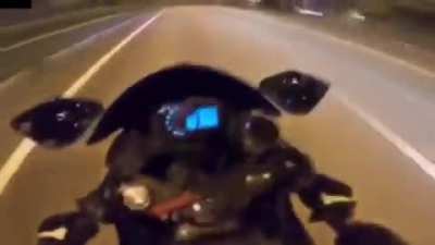 Never race on highway