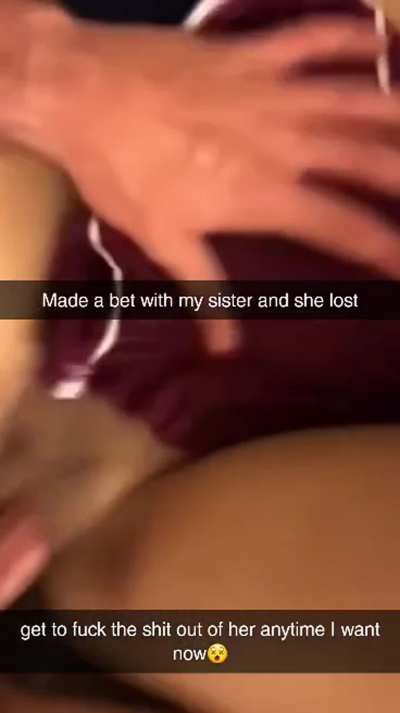Sister lost bet
