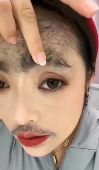 Built-in bangs! 