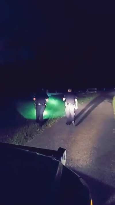 Cop's get dispatched to graveyard for possible trespassers