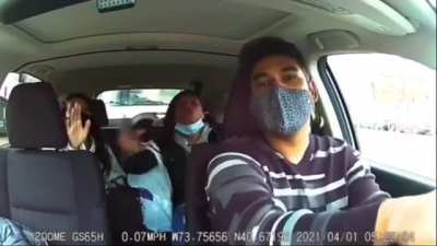 Racist black woman abuses South Asian Uber driver and claims she was discriminated against by not being allowed to eat food in his car 🤨