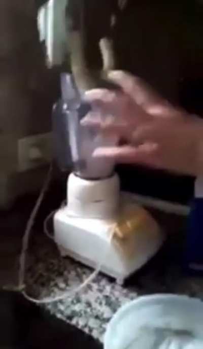 Blender goes boom