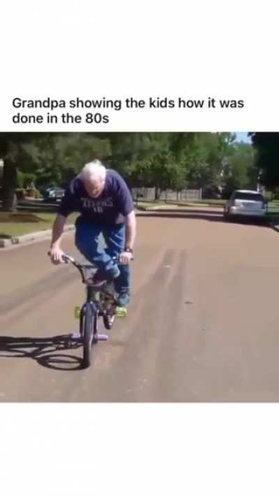 Grandpa have excellent skill