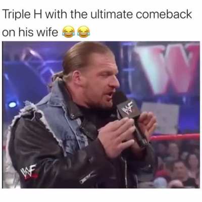 Triple H going raw