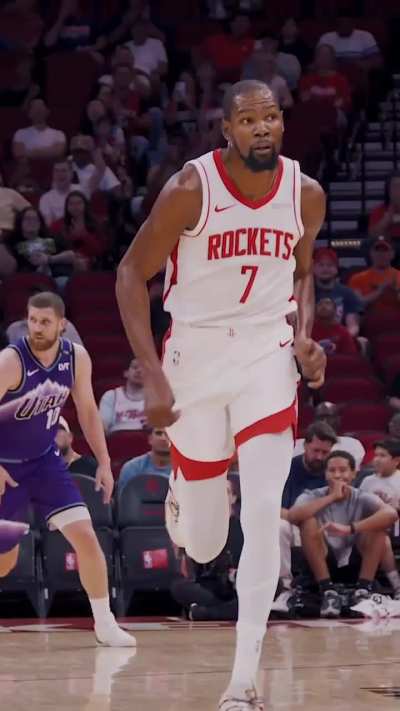 It's so surreal watching KD in a Rockets uniform