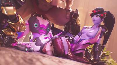 Dva & Widowmaker by Kreamu
