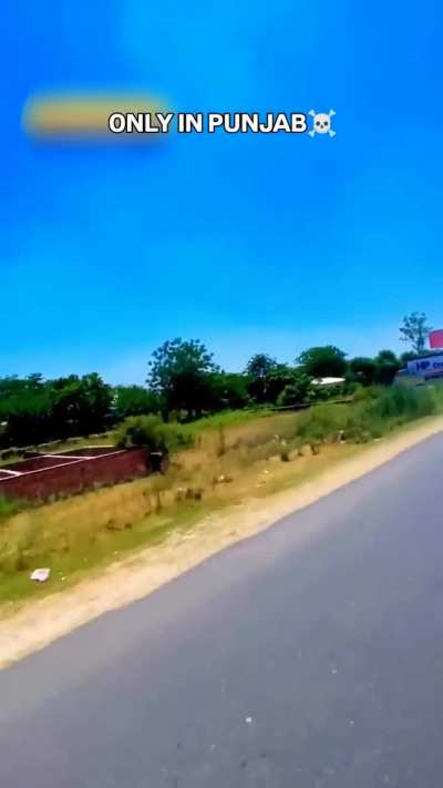 Racing a train on a tractor