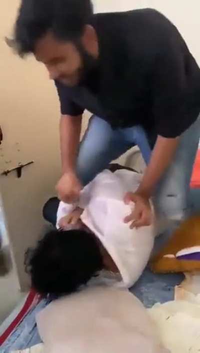Student thrashed by Muslim student mob, given death threats, for saying that Prophet Mohammad's marriage to six year old Ayesha was pedophilia