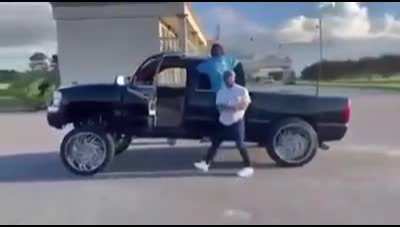 Idiot Outside The Car