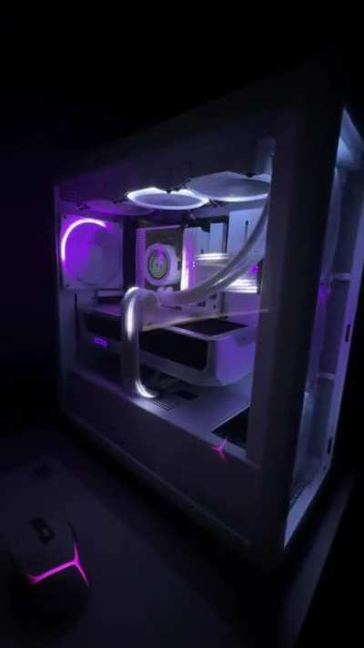MY FIRST GAMING PC🤍💜