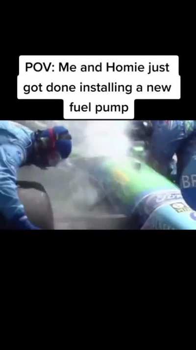 me and the homie after installing a new fuel pump