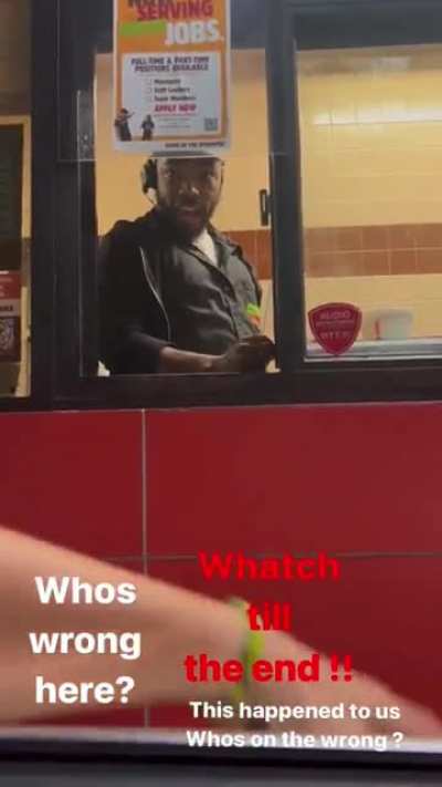 Burger King employee throws soda at customers