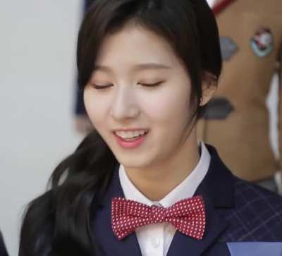 Sana can't keep a straight face