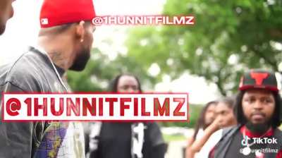 Full video of 600 breezy & 051 woo altercation