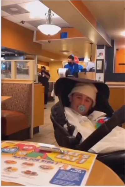 To get a free meal
