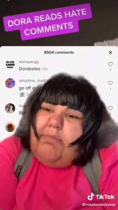 Dora popping off