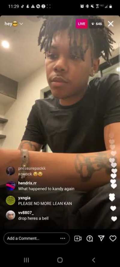Most of the kan kan ig live from Aug 21 2021