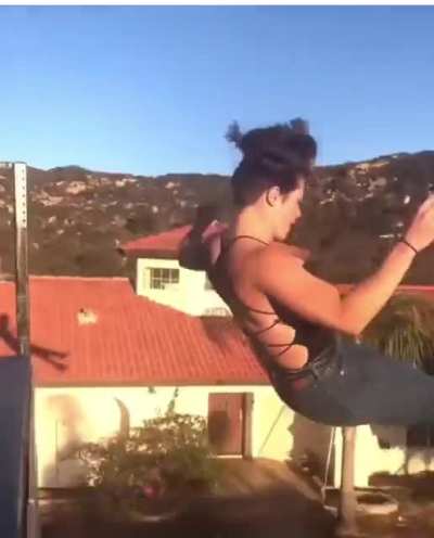 I’m an expert trampolinist