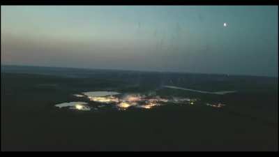 ru pov: The use of incendiary ammunition by DNR artillery on AFU positions on the northern outskirts of Avdeevka