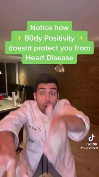 There's a point where your just fucking fat get over it