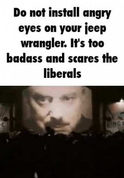 I see more jeeps with the angry eyes than without