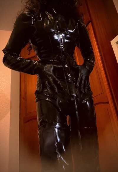 Layered in black latex for today