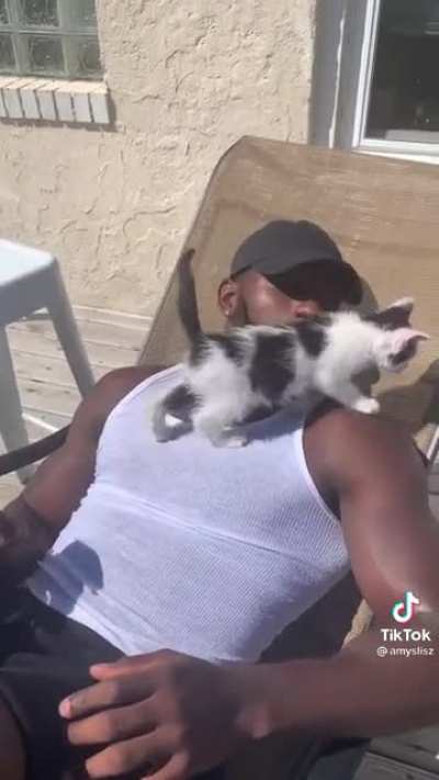 Man and his cat