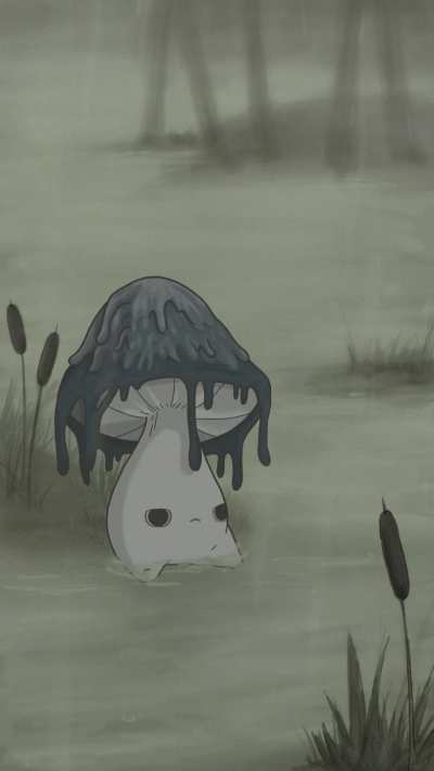 Winter's Final Rain, Me, Procreate/Digital, 2021