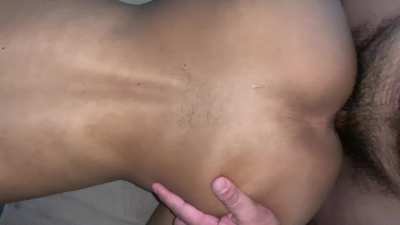 He loves when I wake him up with thick hard dick in his tight hole 