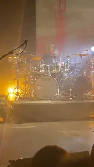 Last night’s London gig - Drum solo section on “Fix the Error”
