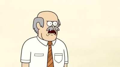 Nothing unusual, just an entire Regular Show episode