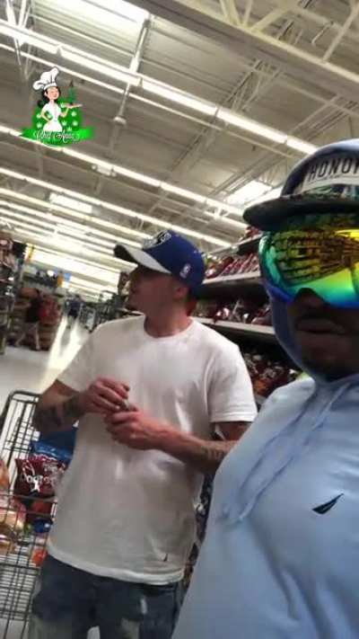 Chef Anna gifting weed to Walmart shoppers